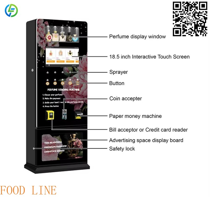 맞춤형 인기 도매 쇼핑몰 상업 거리 독립형 향수 스프레 - Commercial Vending Machine 리뷰 및 가격