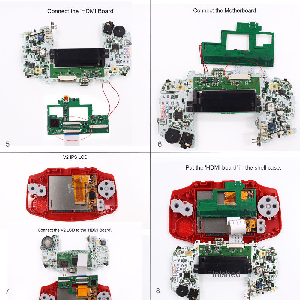 32핀 40핀 HDMI 모드 GBA용 HDMI 키트 어 - Arcade Button Pcb 리뷰 및 가격