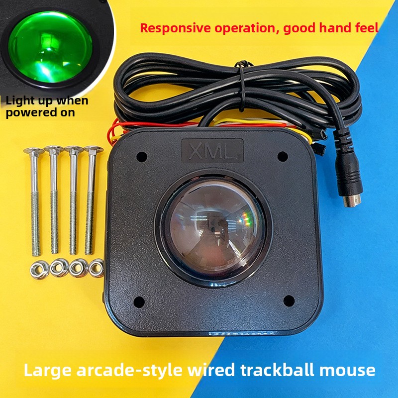 아케이드 게임 액세서리 트랙볼 마우스 투명 볼 방향 제 - Trackball Controller Arcade 리뷰 및 가격